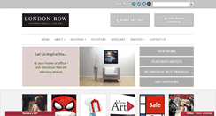 Desktop Screenshot of londonrowfineart.com